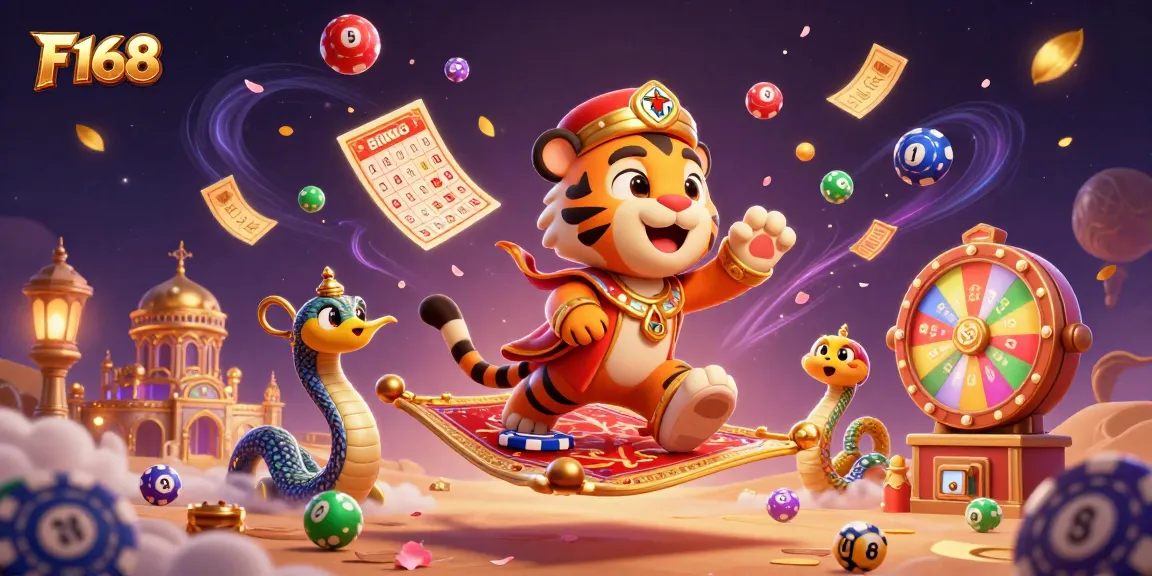Engage in thrilling gameplay at F168 with vibrant casino elements and a mystical atmosphere.