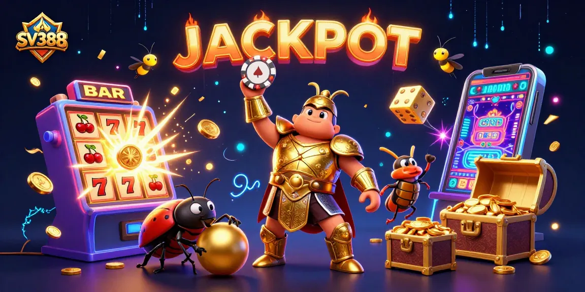 Experience exciting gameplay with SV388's vibrant live cockfighting action and engaging casino elements.