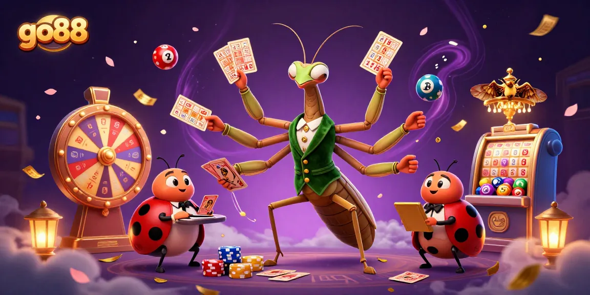 Go88 gaming scene featuring vibrant characters and dynamic casino elements