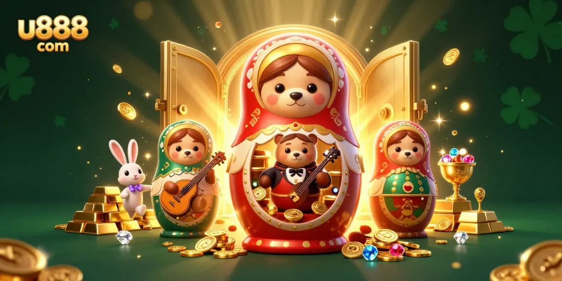 Spin the slots and win big with u888 com in this vibrant, engaging casino illustration.