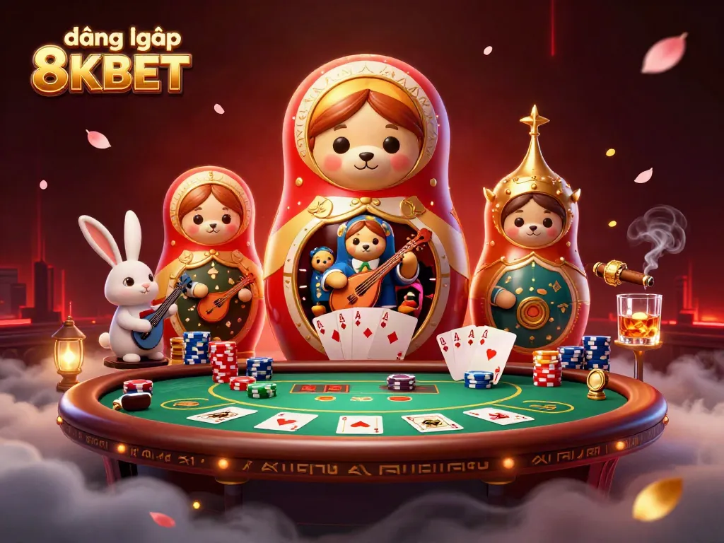 Engage with the exciting world of đăng nhập 8KBET with 3D characters playing on dynamic casino elements.