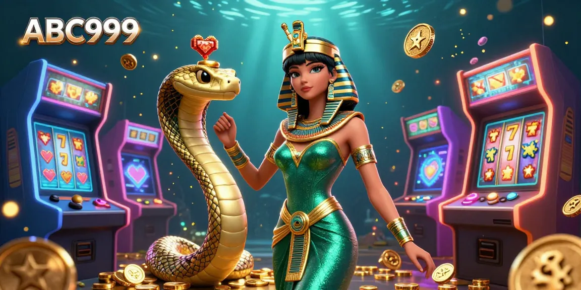 Engage with the thrilling world of ABC999 through this vibrant 3D casino illustration featuring dynamic game elements.