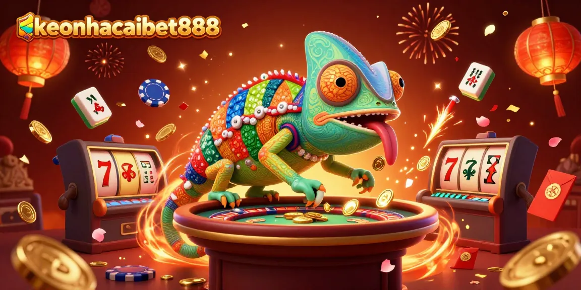 Engage in winning strategies with keonhacaibet888's vibrant casino art featuring dynamic gaming elements.