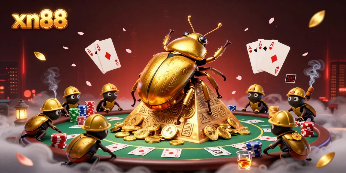 Experience the thrill of xn88 with a vibrant scene of 3D characters in a casino adventure.