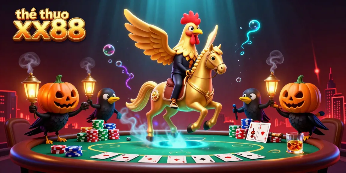 Engage in sports betting excitement with thể thao xx88 in this vibrant 3D casino scene.
